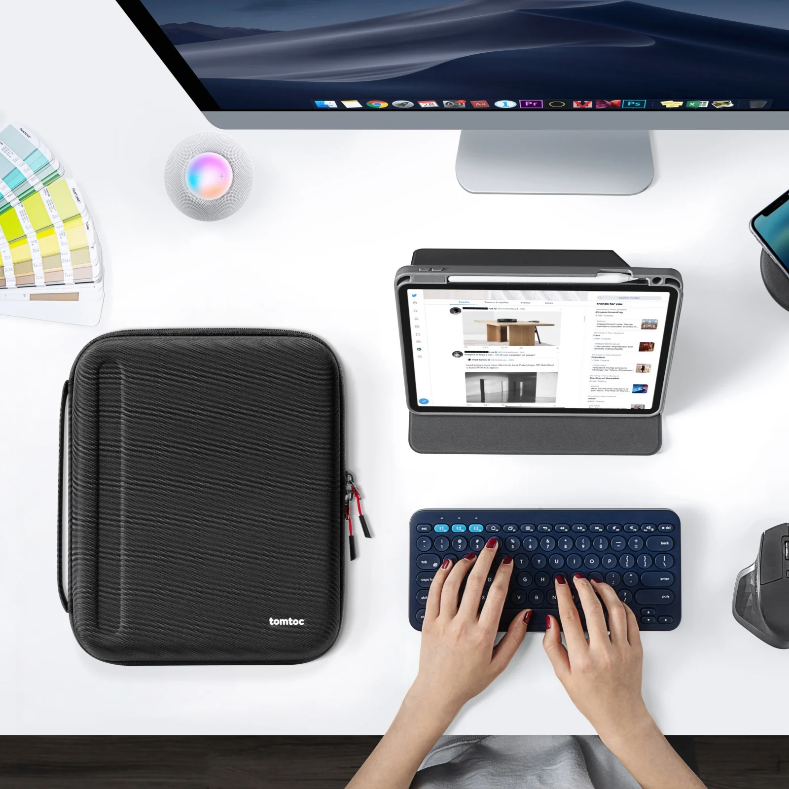 FancyCase-B06 Tablet Portfolio Case for 13 inch iPad Air/Pro - Image 9