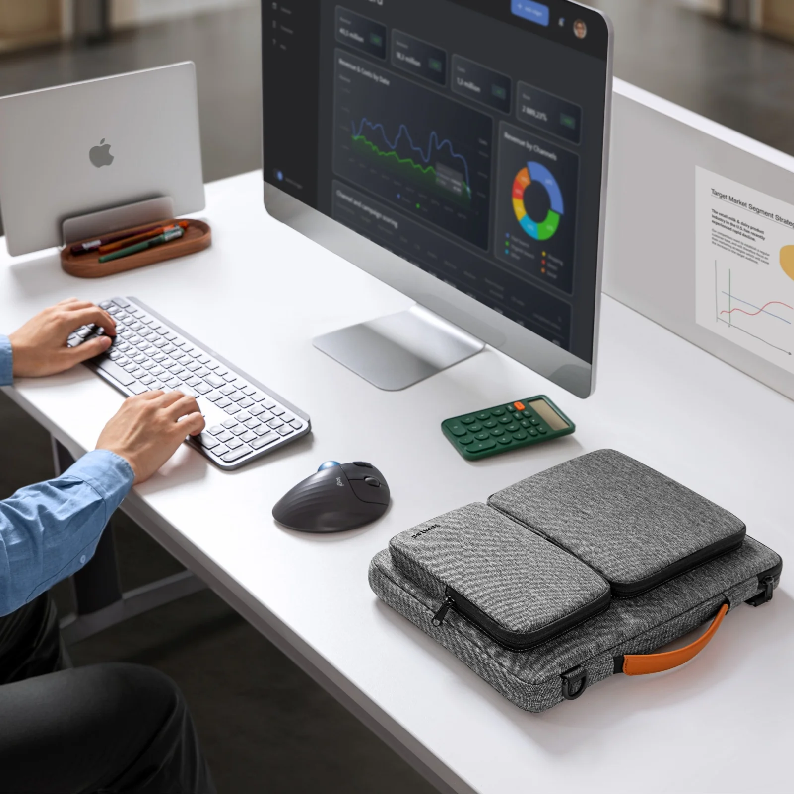 Defender-A42 Laptop Shoulder Bag for 15 inch MacBook Air - Image 12