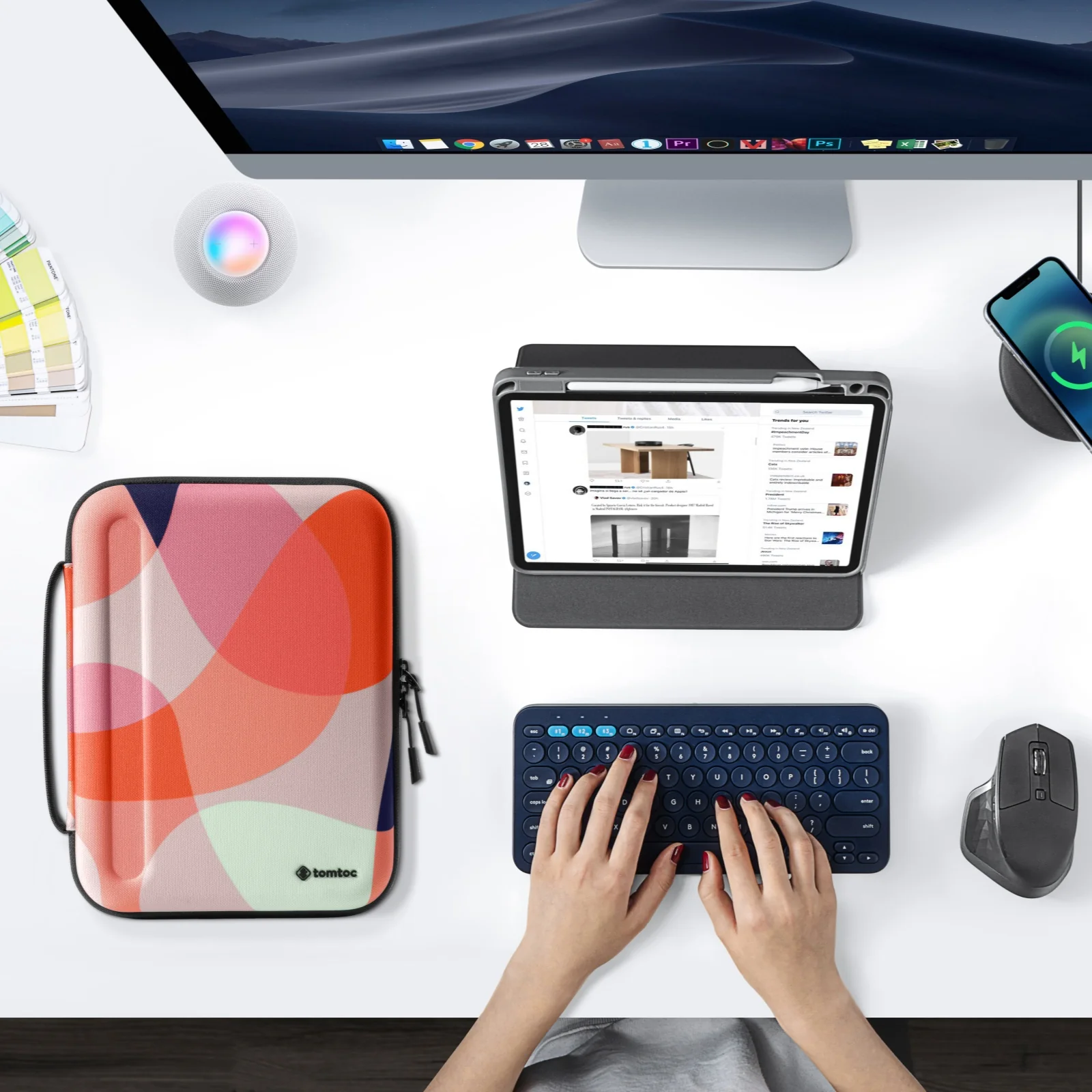 FancyCase-B06 Tablet Portfolio Standard Case for 11 inch iPad Air/Pro - Image 10